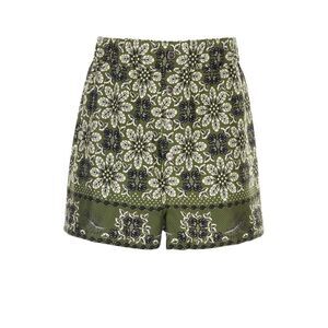 Etro Men Printed Silk Bermuda Shorts